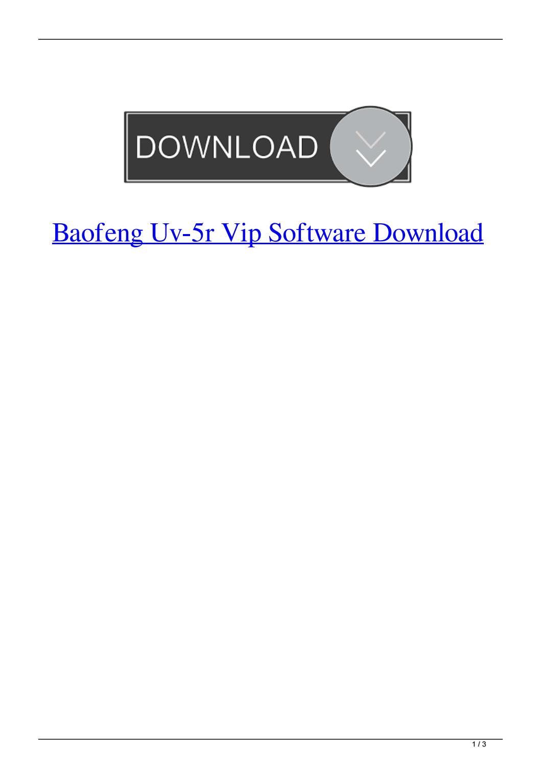 baofeng programming software mac